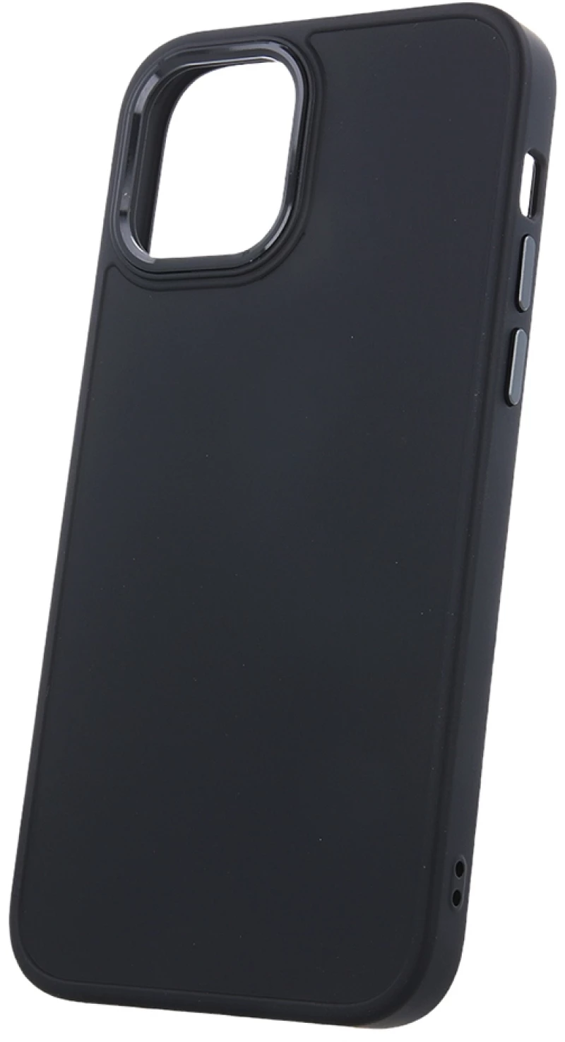 Σκληρή Θήκη Satin για iPhone 12 / 12 Pro - Μαύρο