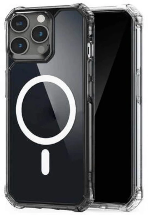 Θήκη TPU Σιλικόνης 1.5mm με Ενισχυμένες Γωνίες και MagSafe για iPhone 16 Pro Max - Διάφανο