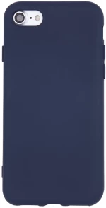 Θήκη TPU Σιλικόνης με Υφασμάτινη Επένδυση για iPhone X/XS - Σκούρο Μπλε