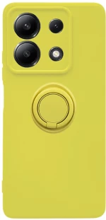 Θήκη Finger Grip με Βάση Στήριξης Δαχτυλίδι για Xiaomi Redmi Note 13 5G - Κίτρινη