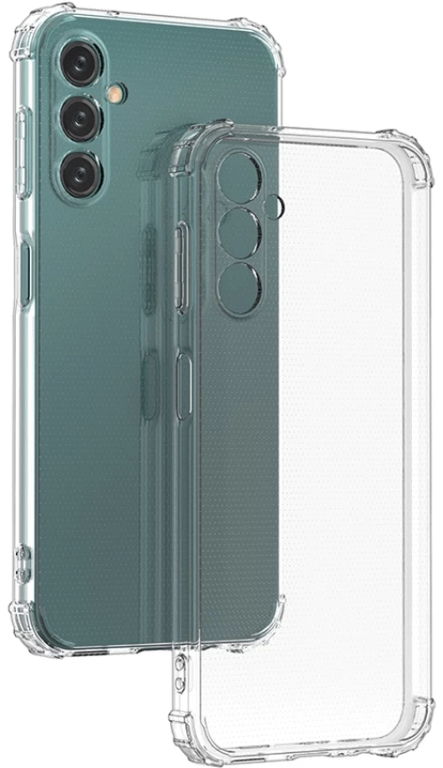Θήκη TPU Σιλικόνης με Ενισχυμένες Γωνίες για Samsung Galaxy A14 - Διάφανο