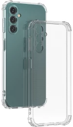 Θήκη TPU Σιλικόνης με Ενισχυμένες Γωνίες για Samsung Galaxy A14 - Διάφανο