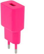 Setty Φορτιστής 1x USB 2.4A - Pink LSIM-A-126