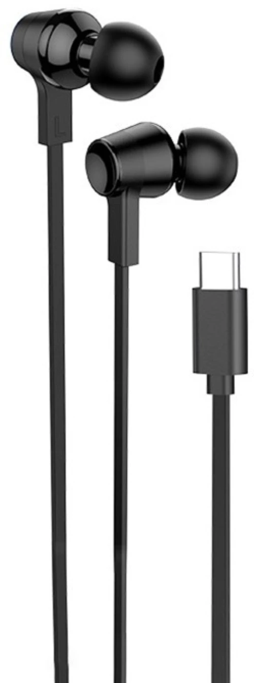 Hoco M86 In-ear Handsfree Ακουστικά με Βύσμα Type-C / USB-C - Μαύρο