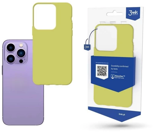 Θήκη TPU Σιλικόνης 3mK για iPhone 14 Pro Max - Κίτρινο