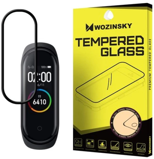 Full Glue WOZINSKY Tempered Glass για Xiaomi Band 4 - Μαύρο Πλαίσιο