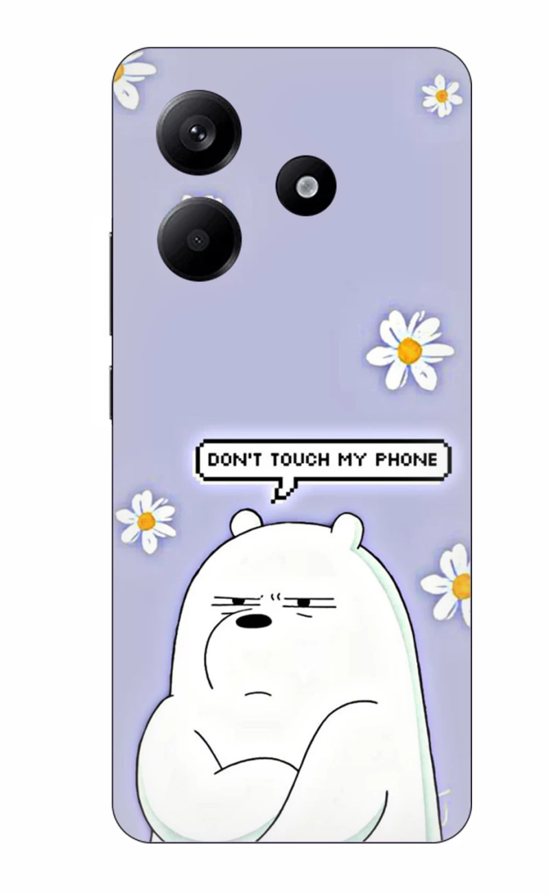 Don't Touch My Phone Bear Case θήκη για Xiaomi Redmi Note 14 5G