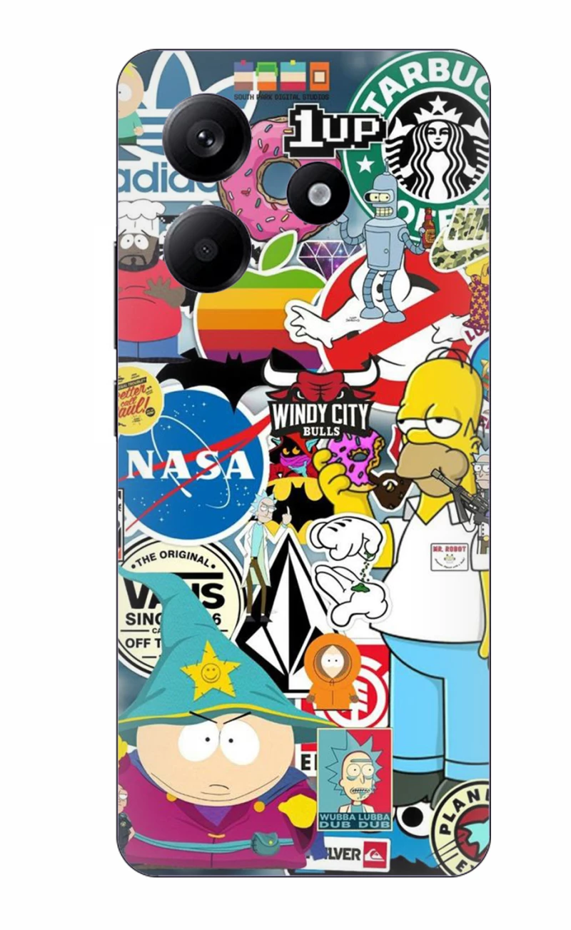 Brands Stickers Case θήκη για Xiaomi Redmi Note 14 5G