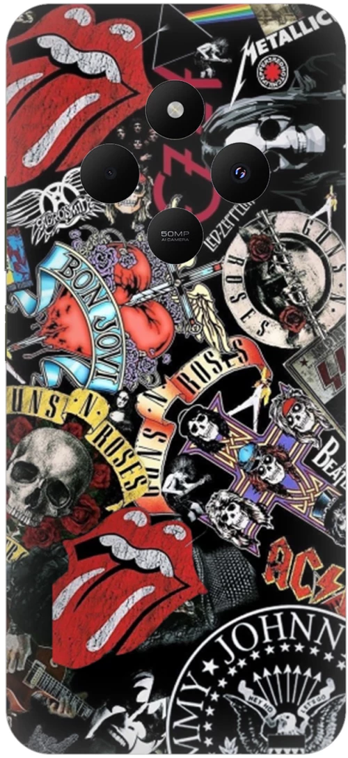 Rock Bands θήκη για Xiaomi Redmi 14C 4G