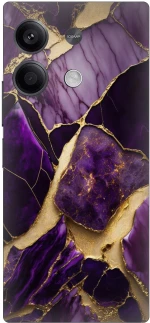 Marble Black-Purple Θήκη για Xiaomi Redmi Note 13 5G