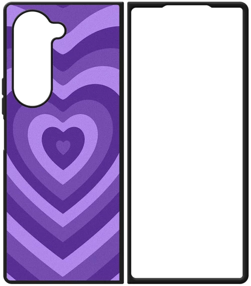 Purple Hearts Θήκη για Samsung Galaxy Z Fold 6