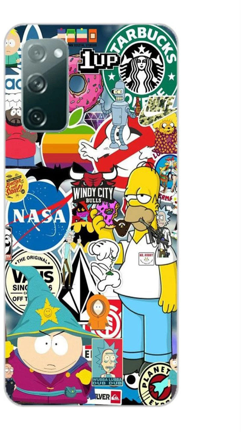 Brands Stickers Θήκη για Samsung Galaxy S20 FE