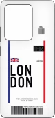 Travel To London Silicone Διαφανη θήκη για Xiaomi Note 13 Pro 4G
