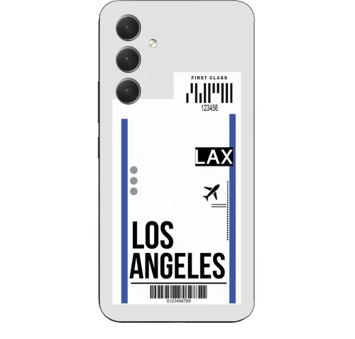 Travel To Los Angeles Silicone Διαφανη θήκη για Samsung Galaxy A15