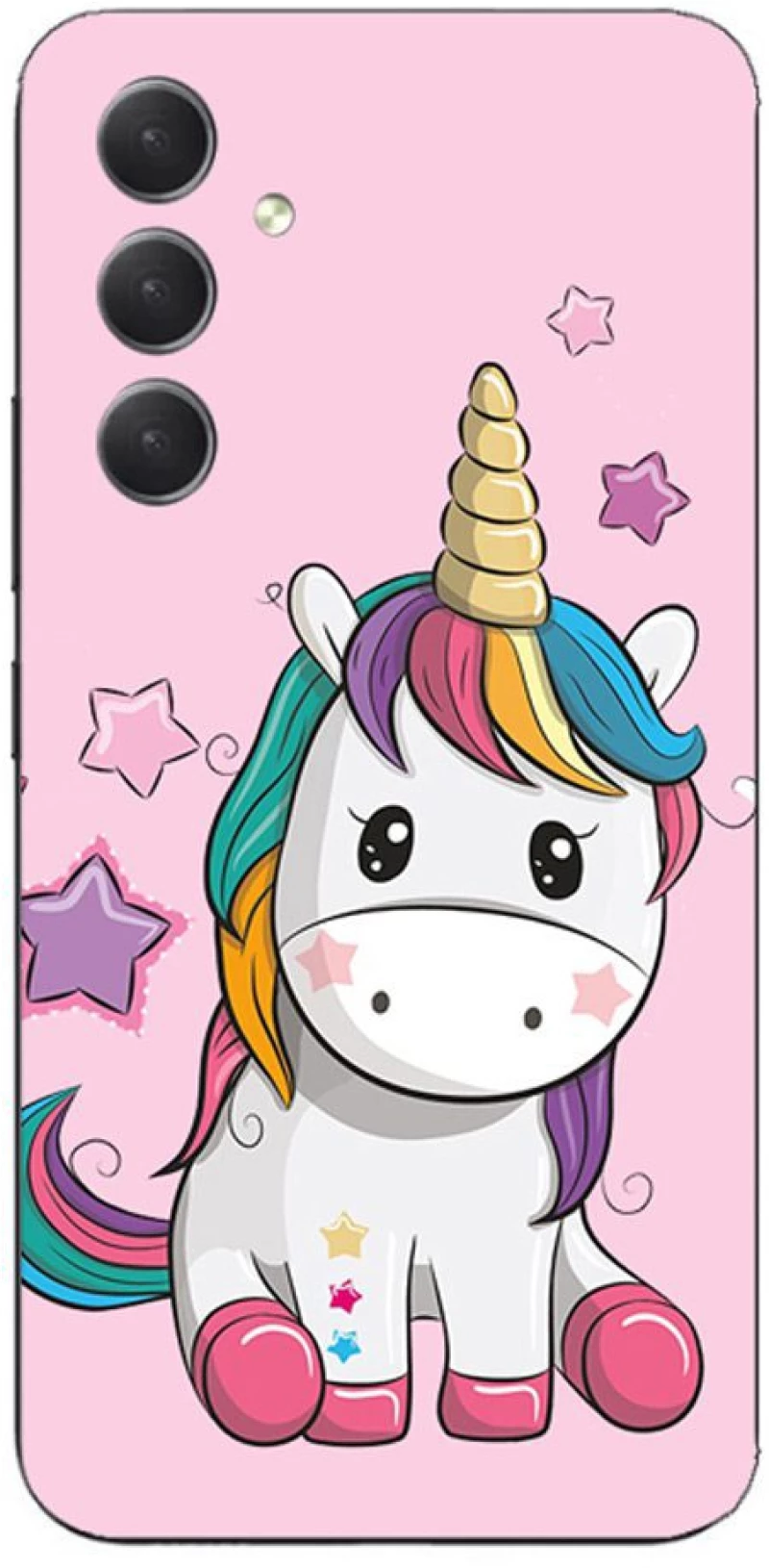 Baby Unicorn Silicone Case θήκη για Samsung Galaxy A05s 4g pink