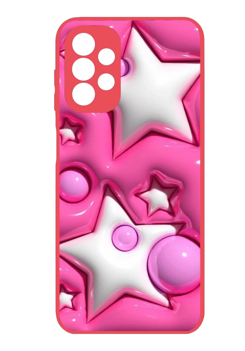 STARS Premium Protective Hard Case hot pink Θήκη για Samsung Galaxy A13 4G