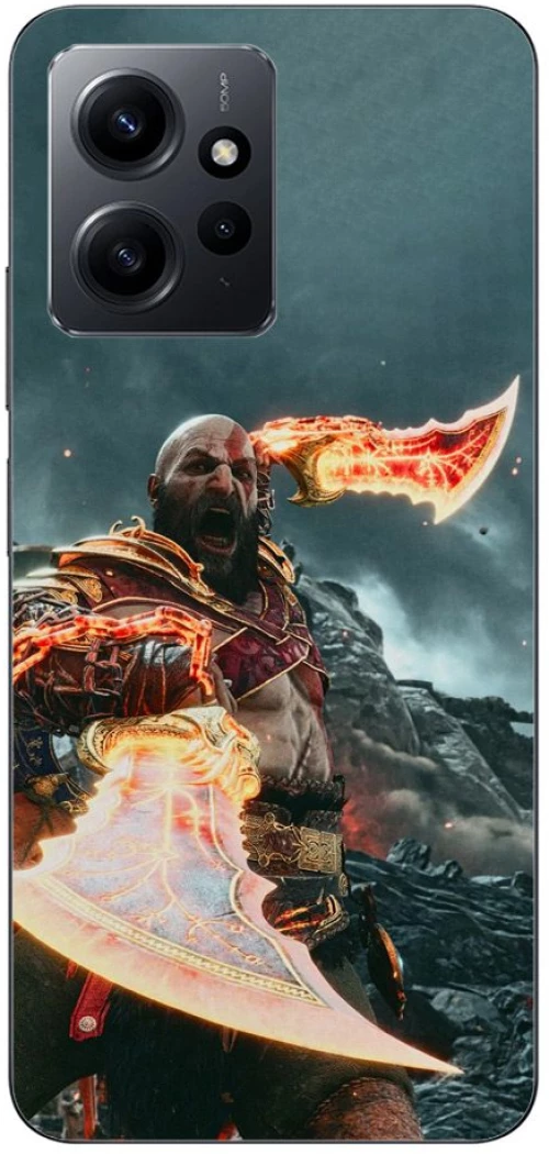 BLADE OF CHAOS Silicone Case θήκη για Xiaomi Redmi note 12 4g