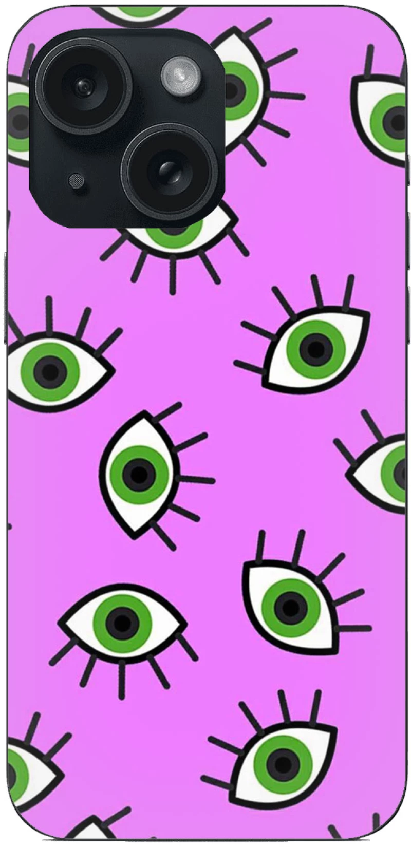 Eyes in Purple Case Θήκη για iPhone 15