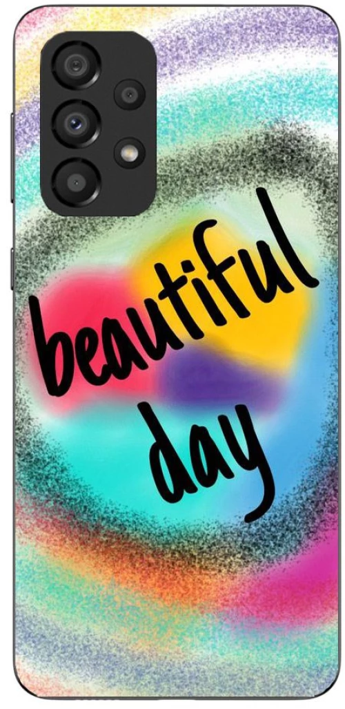 BEAUTIFUL DAY Silicone Case θήκη για Samsung Galaxy A13 4G
