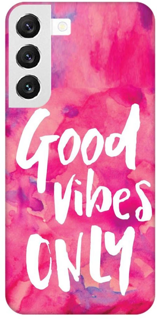 PINK GOOD VIBES Silicone case θήκη για Samsung Galaxy S23