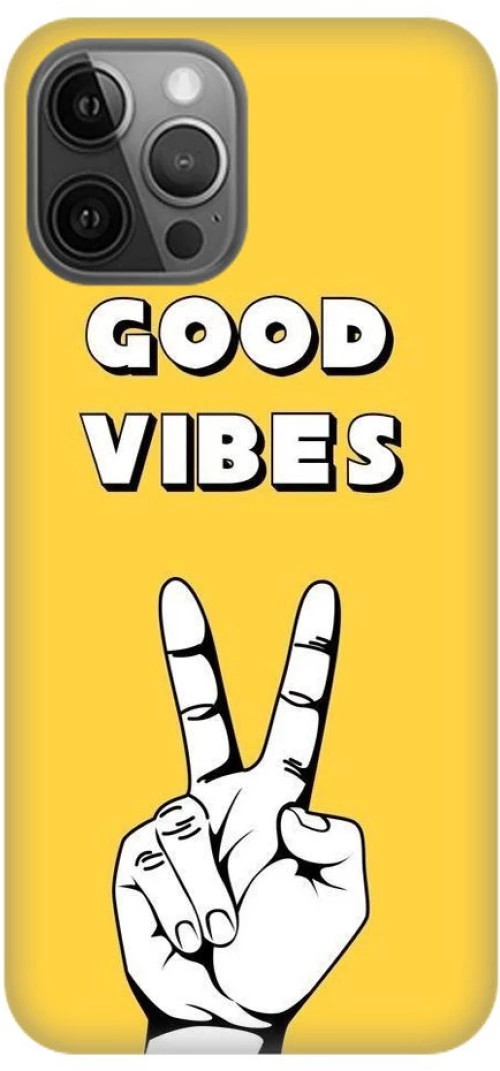 YELLOW GOOD VIBES Silicone Case Θήκη για iPhone 13 pro max