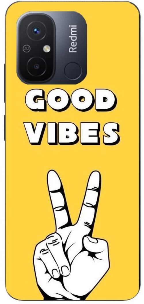 YELLOW GOOD VIBES Silicone case Θήκη για Xiaomi Redmi 12C