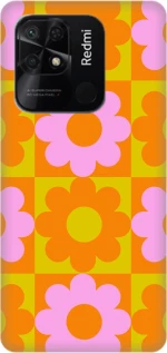 FLOWER PATTERN Silicone case Θήκη για Xiaomi Redmi 10C