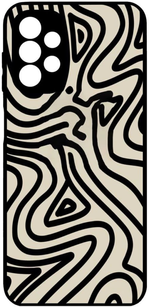 ABSTRACT ZEBRA Premium Protective Hard Case black Θήκη Samsung A33 5G