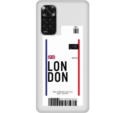 Travel To London Silicone Διαφανη Θήκη για Xiaomi Redmi Note 12 Pro 4G
