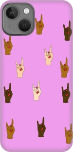 FINGERS Silicone Case Θήκη για iPhone 14 plus