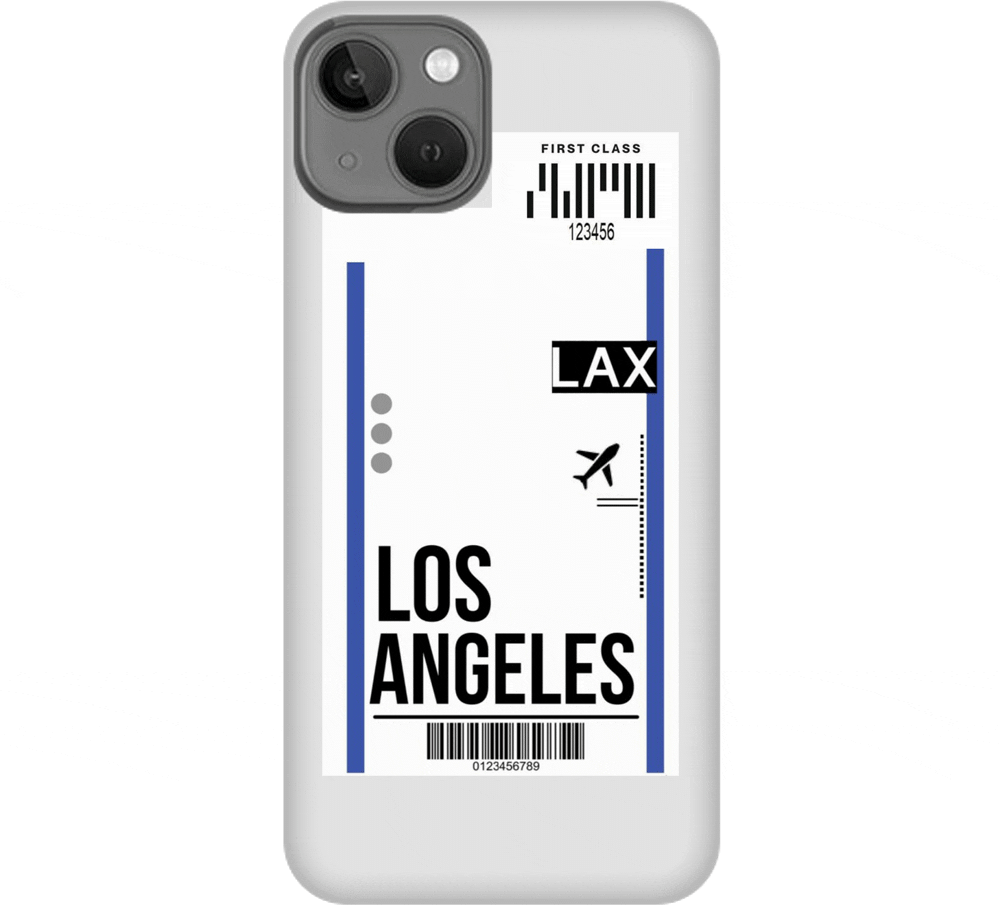 Travel To Los Angeles Silicone Διαφανη θηκη για Iphone 14