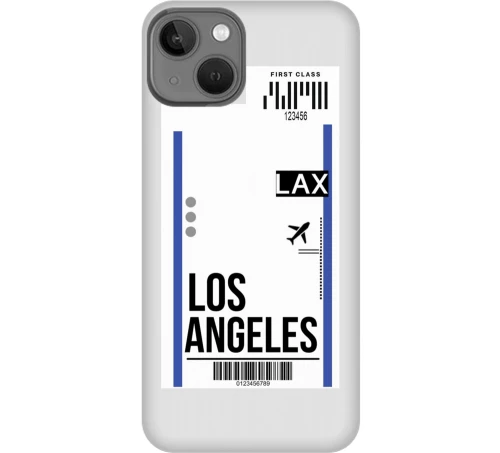 Travel To Los Angeles Silicone Διαφανη θηκη για Iphone 14
