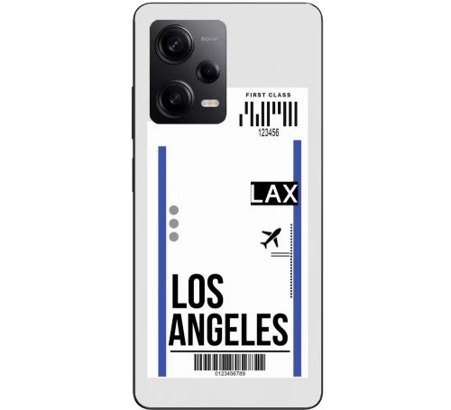 Travel To Los Angeles Silicone Διαφανη θήκη για Xiaomi Redmi note 12 5g