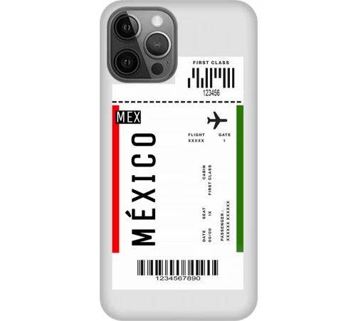 Travel To Mexico Silicone Διαφανη Θήκη για iPhone 13 pro