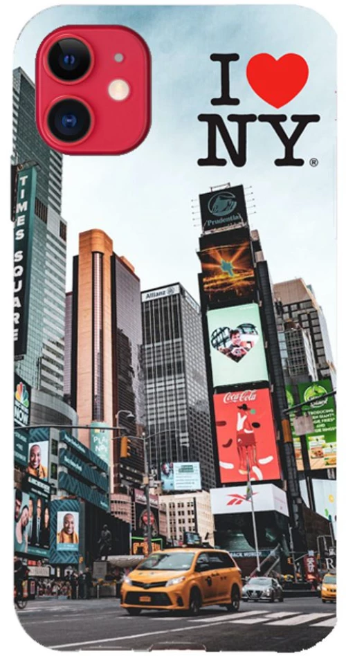 I Love New York Silicone case Θήκη για iPhone 11