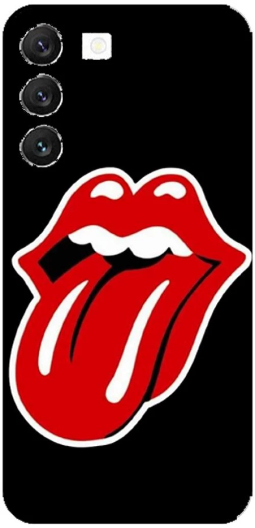 Rolling Stones Silicone case θήκη για Samsung Galaxy S23 red