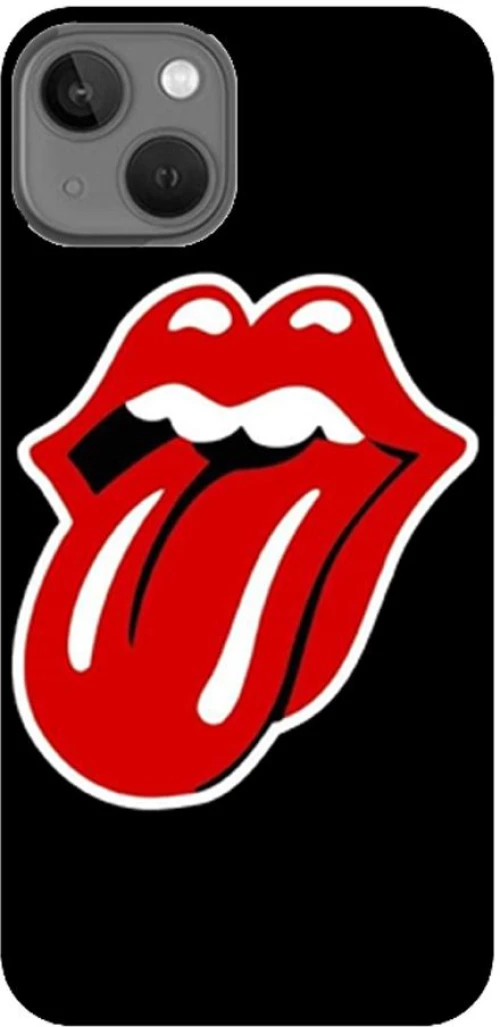 Rolling Stones Silicone Case Θήκη για Iphone 14 red