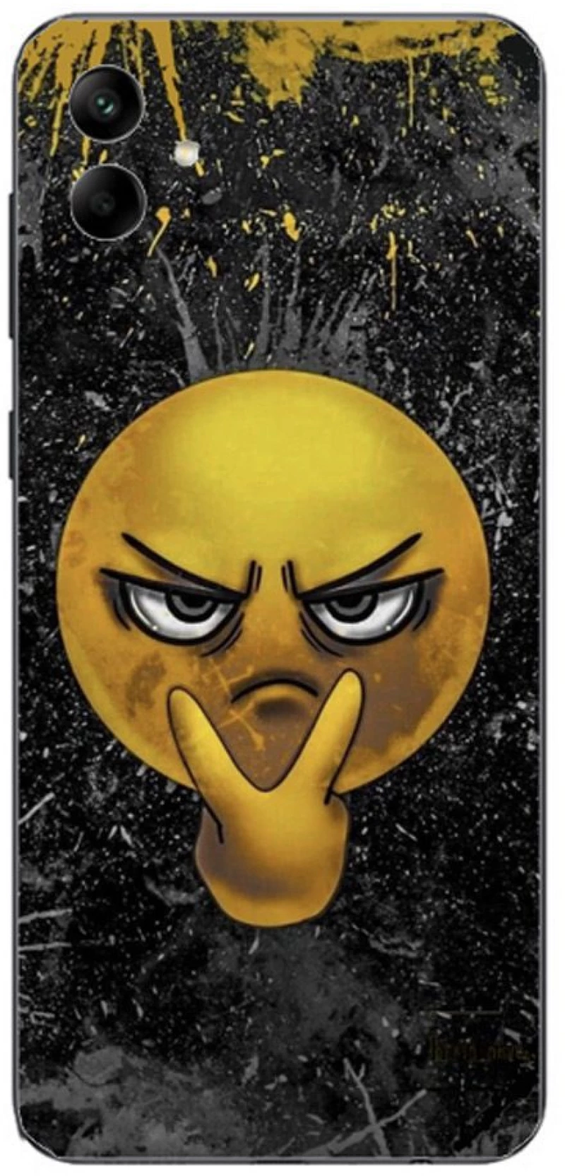 I See You Emoji Silicone Case θήκη για Samsung Galaxy A04 yellow