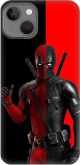 wade wilson Silicone case Θήκη για iPhone 14 red-black
