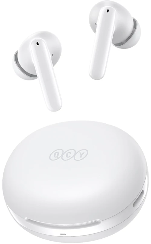 Qcy T13 Anc2 TWS 28db Active Noise Canceling 10mm Drivers BT 5.3 30 Hours - Λευκό 6957141408551