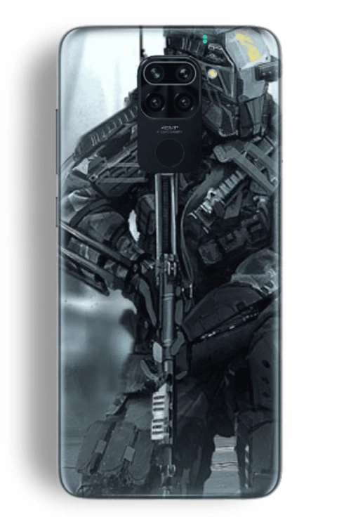 Call Of Duty Silicone case Θήκη για Xiaomi Redmi Note 9 army green 4TECH