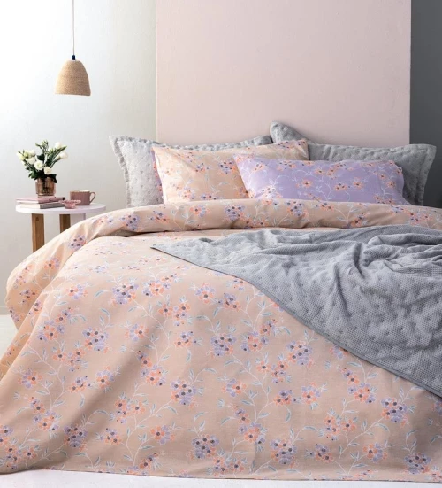 Σετ Σεντόνια Διπλά (200x260) Fashion Life FL6262 βαμβακερά Palamaiki