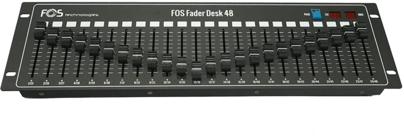Fos Technologies Fader Desk 48 - Κονσόλα φωτισμού DMX 48 καναλιών