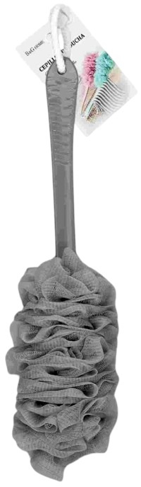 502428 ΣΦΟΥΓΓΑΡΙ ΜΠΑΝΙΟΥ ΔΙΧΤΥ ΜΕ ΛΑΒΗ - GREY - 26185