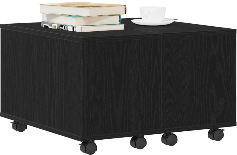 vidaXL Τραπεζάκι Καφέ Μαύρη Δρυς 60x60x38 εκ από Ξύλο