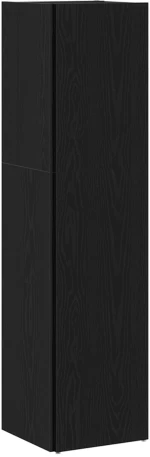 vidaXL Βιβλιοθήκη Μαύρης Δρυς 33x33x132 εκ Φτιαγμένη από Ξύλο