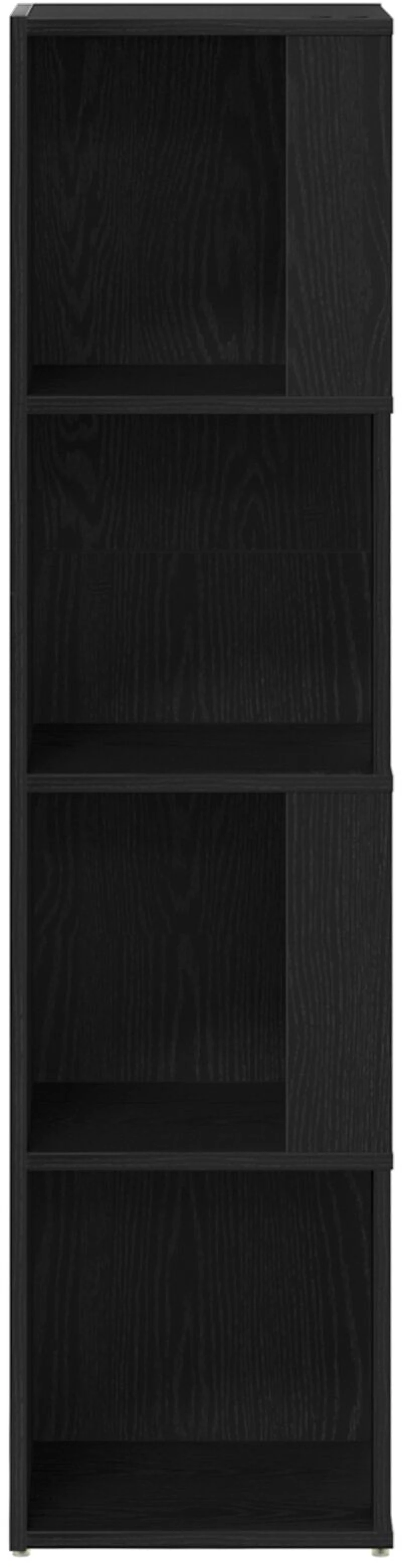 vidaXL Βιβλιοθήκη Μαύρης Δρυς 33x33x132 εκ Φτιαγμένη από Ξύλο