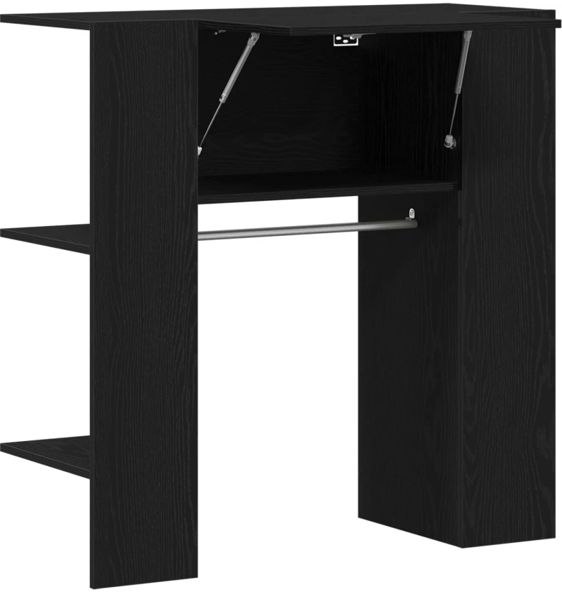 vidaXL Ντουλάπα Χειμώνα Μαύρη Δρυς 97,5x37x99 εκ. Επεξεργασμένο ξύλο