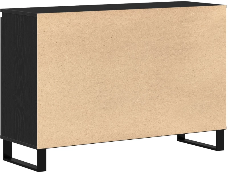 vidaXL Μπουφές Μαύρο Δρυς 104x35x70 εκ Κατασκευασμένο Ξύλο
