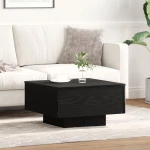 vidaXL Τραπεζάκι σαλονιού Μαύρο Δρυς 55x55x31 εκ από επεξεργασμένο ξύλο